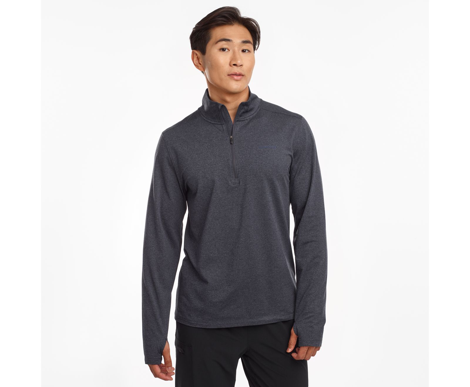 Férfi Saucony Sunday 1/4 Zip Kabát Kék | HU 916PJJ